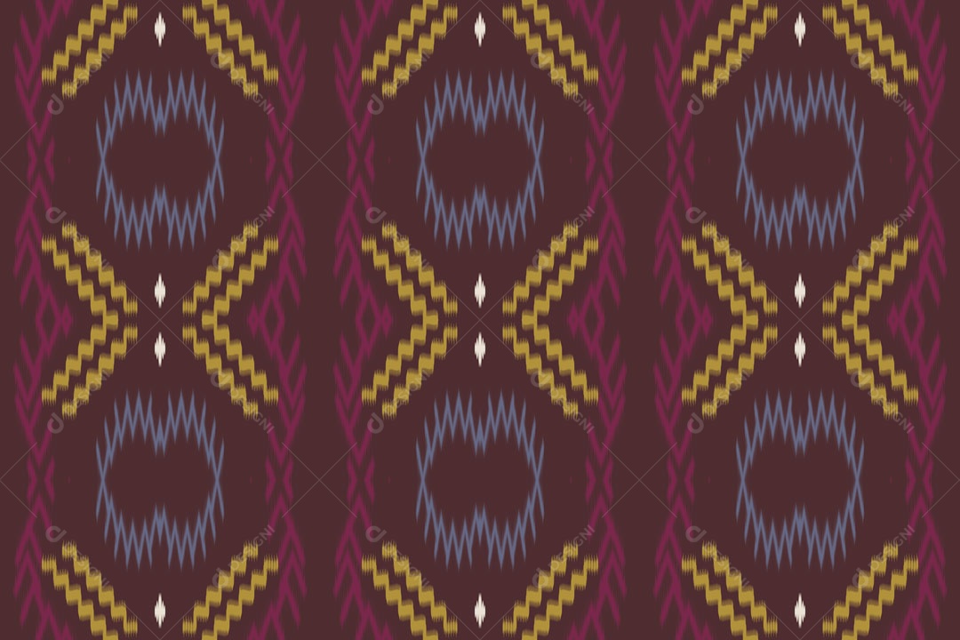 Tribal Tradicional Roxo Ilustração Vetor EPS