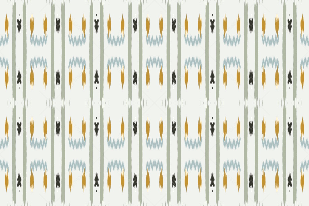 Tribal Tradicional Branco Ilustração Vetor EPS