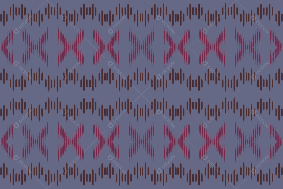 Tribal Tradicional Azul Ilustração Vetor EPS