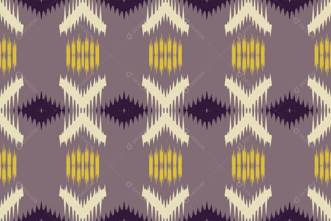 Tribal Tradicional Roxo Ilustração Vetor EPS