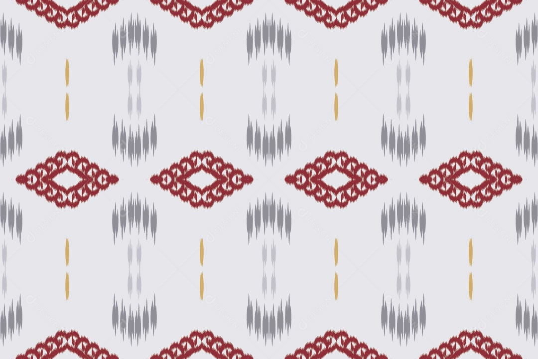 Tribal Tradicional Branco Ilustração Vetor EPS