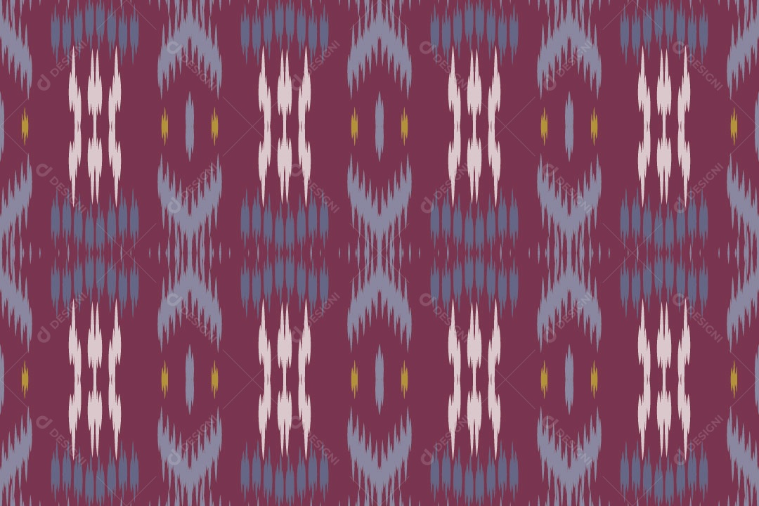 Tribal Tradicional Rosa Ilustração Vetor EPS