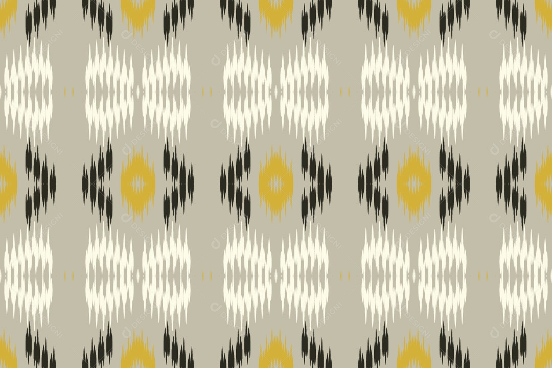 Tribal Tradicional Cinza Ilustração Vetor EPS