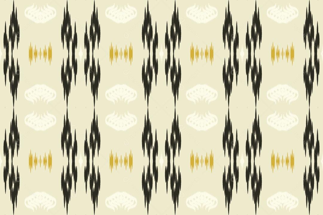 Tribal Tradicional Branco Ilustração Vetor EPS