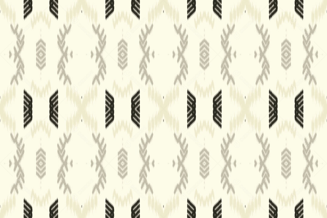 Tribal Tradicional Branco Ilustração Vetor EPS