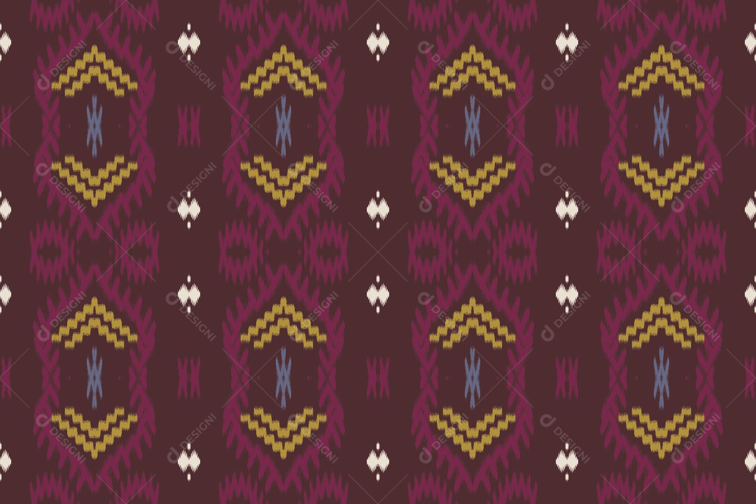 Tribal Tradicional Roxo Ilustração Vetor EPS