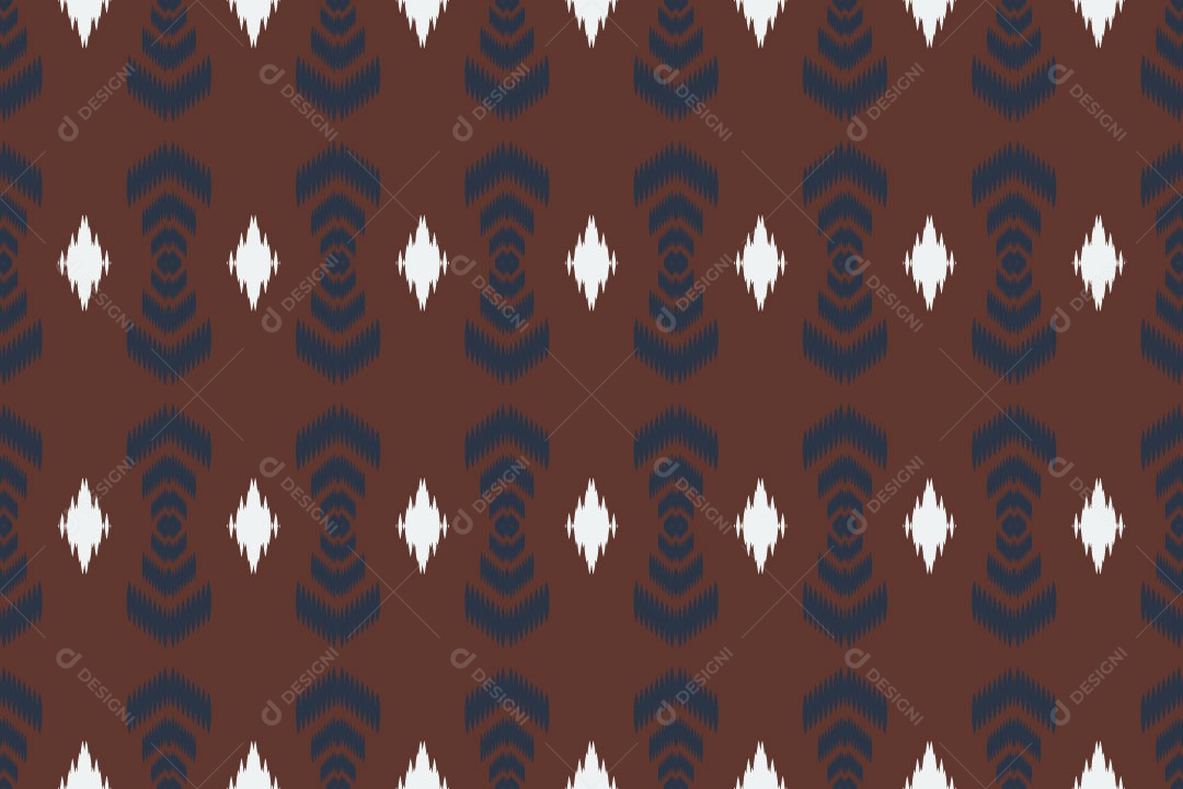 Tribal Tradicional Vermelho Ilustração Vetor EPS