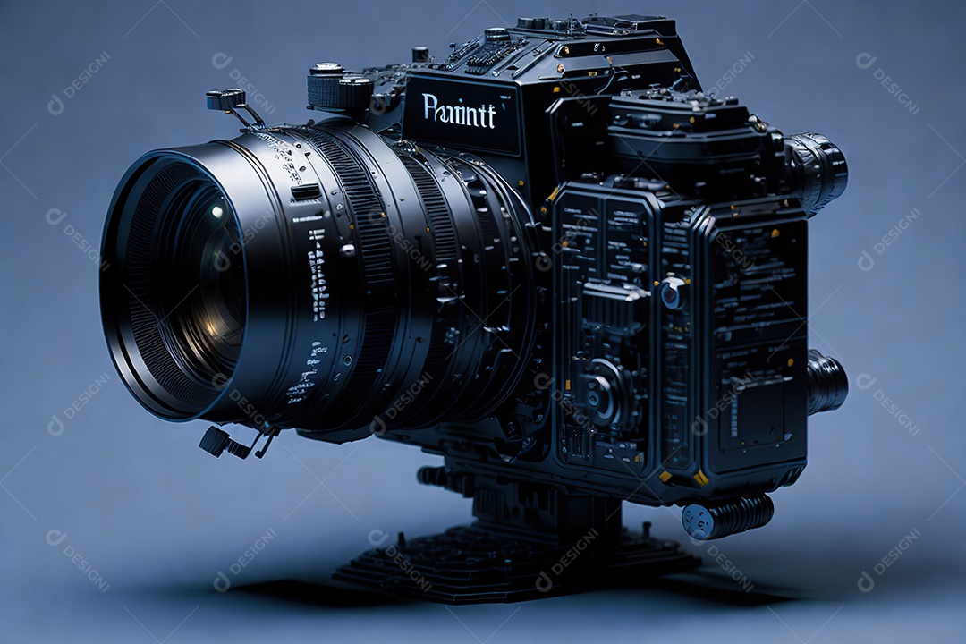 Câmera de visão altamente explodida