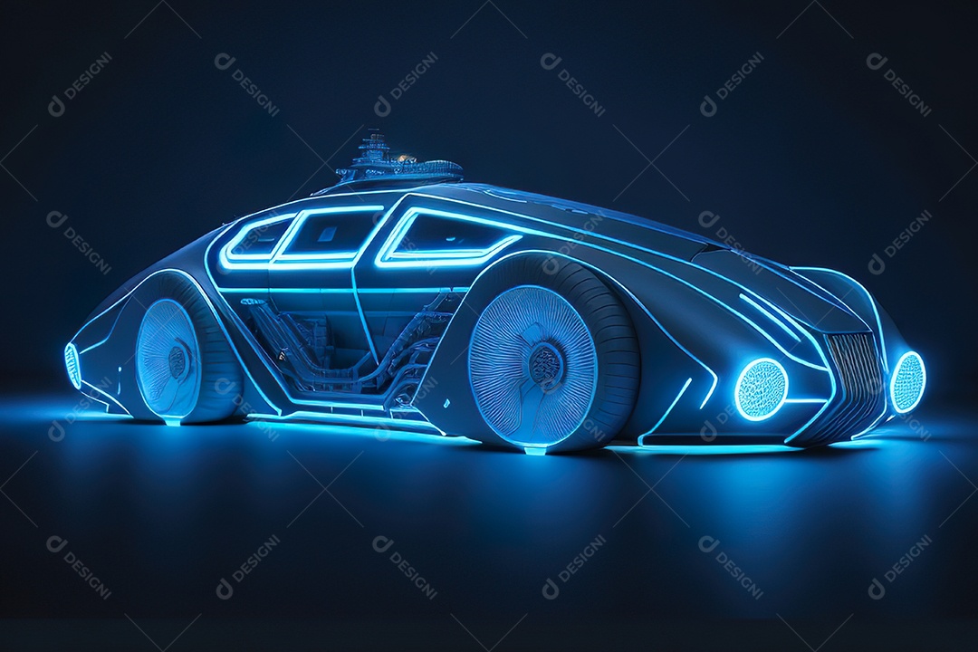 Plano amplo de uma biomecânica mínima azul