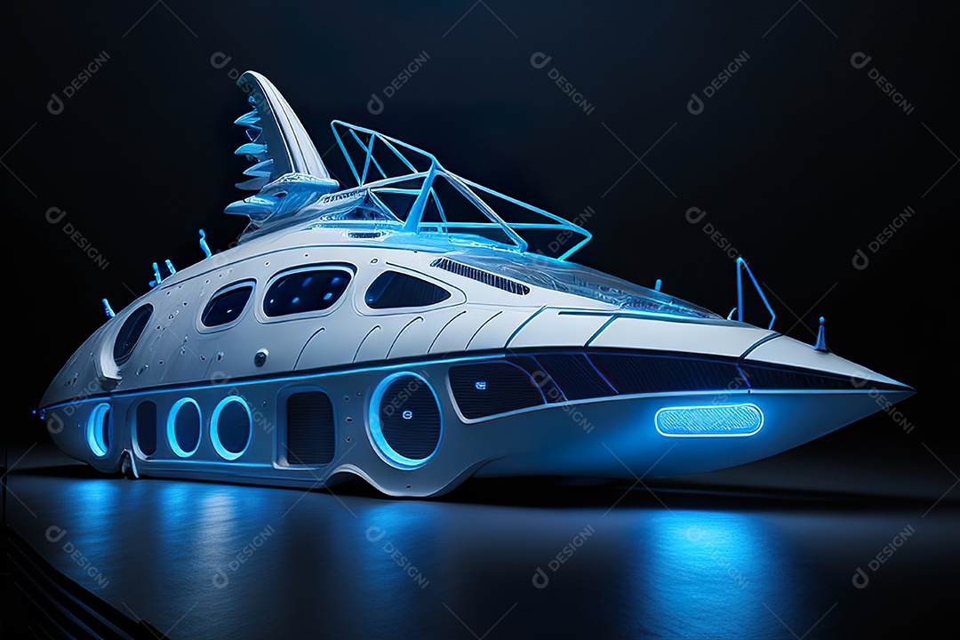 Plano amplo de uma biomecânica mínima azul