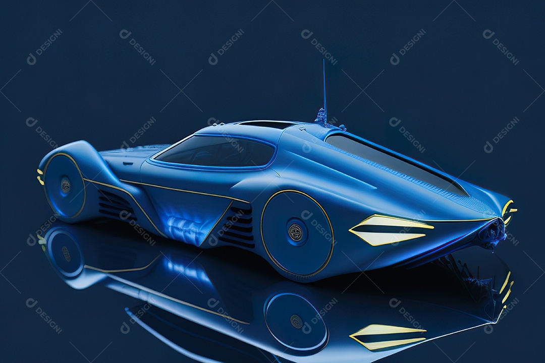 Plano amplo de uma biomecânica mínima azul