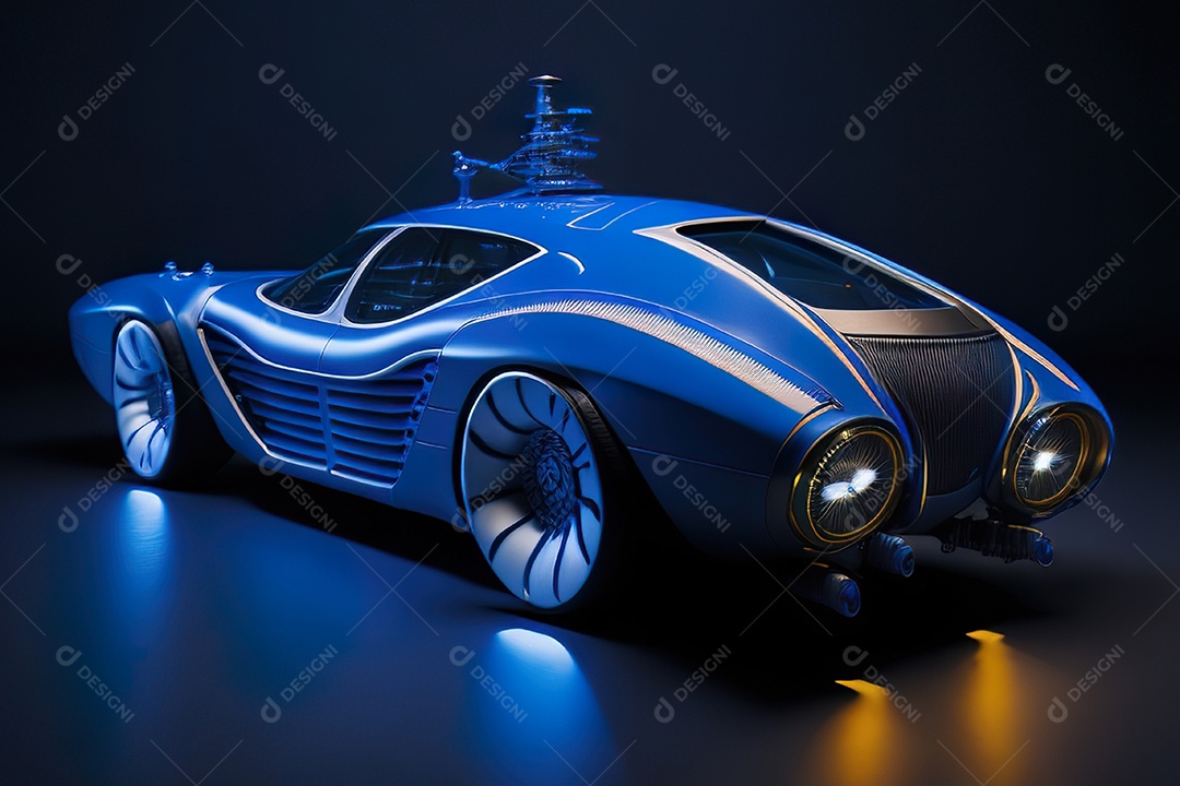 Plano amplo de uma biomecânica mínima azul