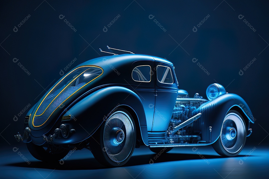 Plano amplo de uma biomecânica mínima azul