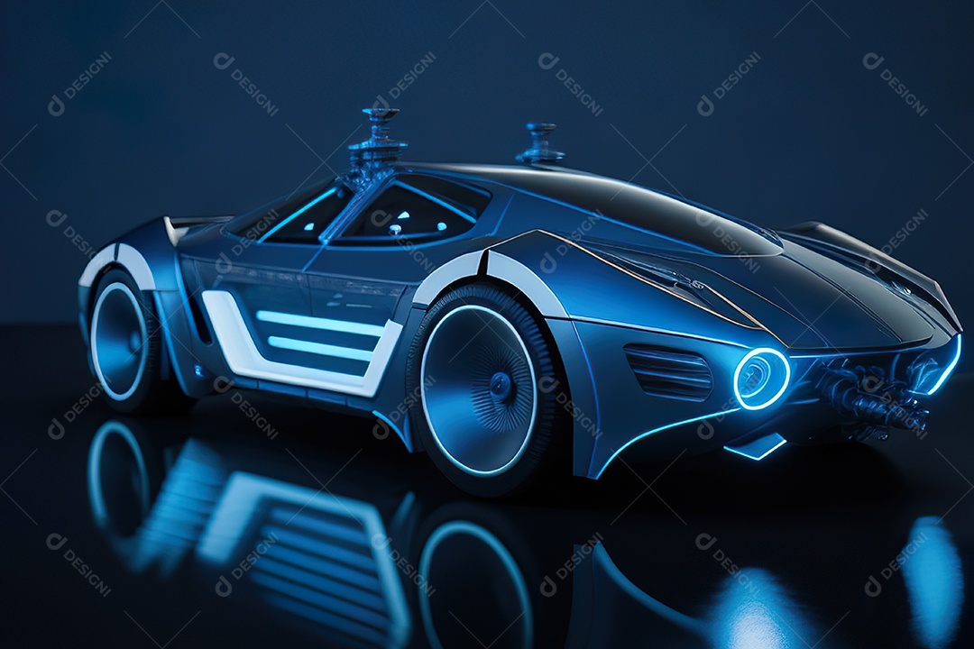 Grande plano de uma biomecânica mínima amarelo