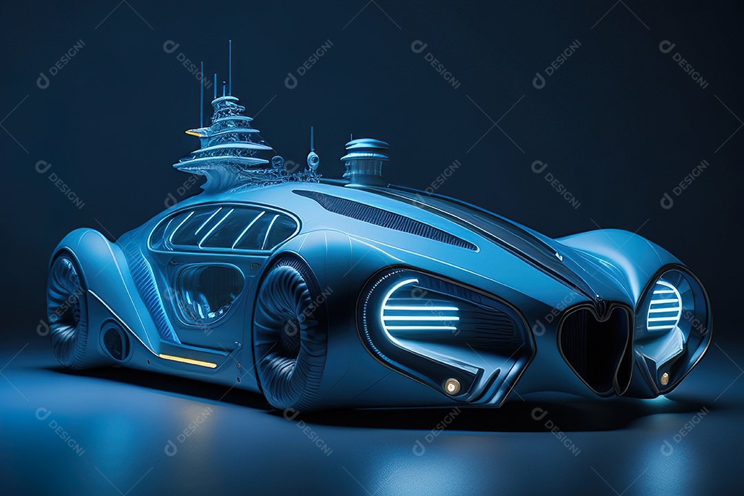 Plano amplo de uma biomecânica mínima azul