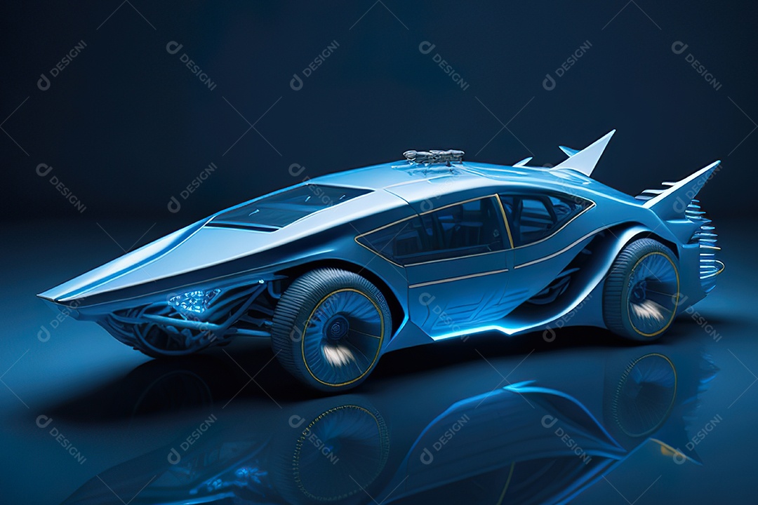 Plano amplo de uma biomecânica mínima azul