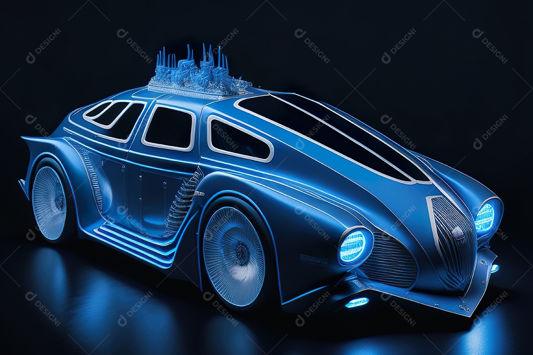 Plano amplo de uma biomecânica mínima azul