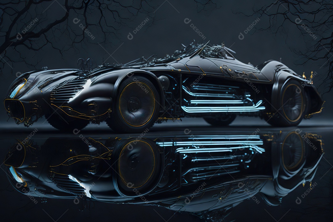 Plano geral de um carro biomecânico mínimo