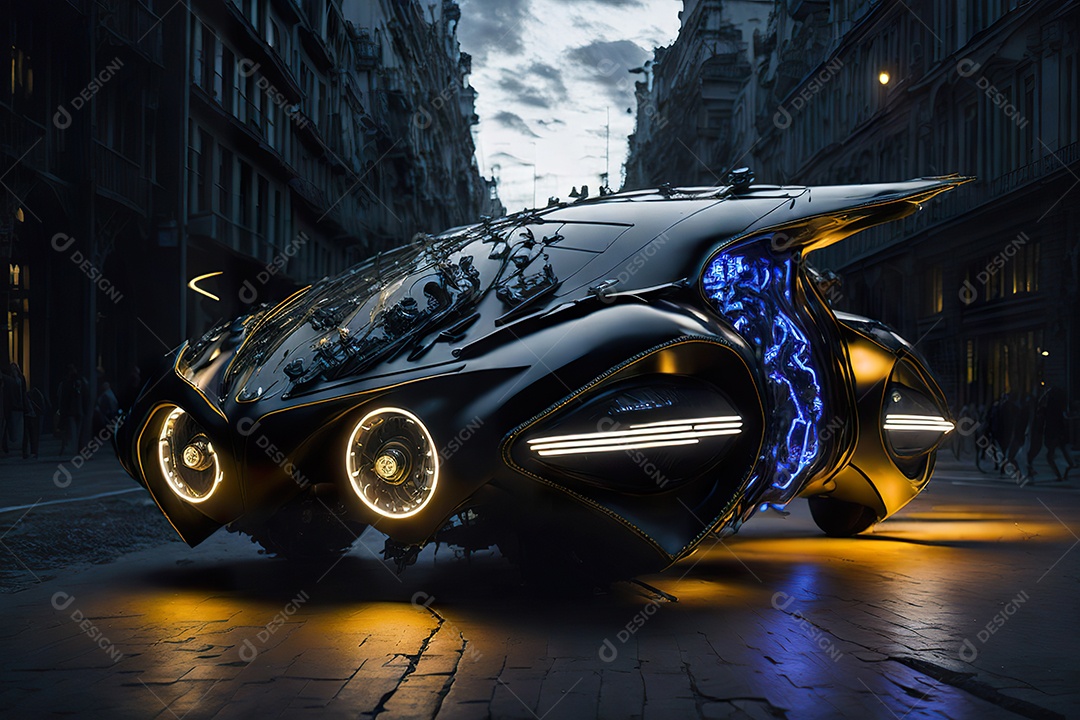 Plano geral de um carro biomecânico mínimo