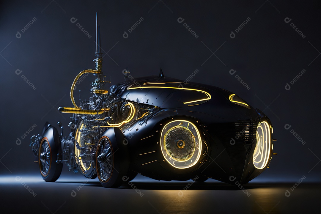 Plano geral de um carro biomecânico mínimo