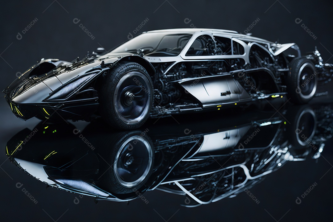 Plano geral de um carro biomecânico mínimo