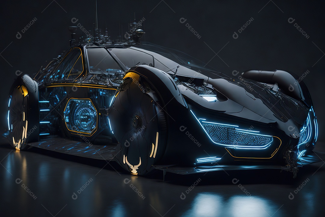 Plano geral de um carro biomecânico mínimo