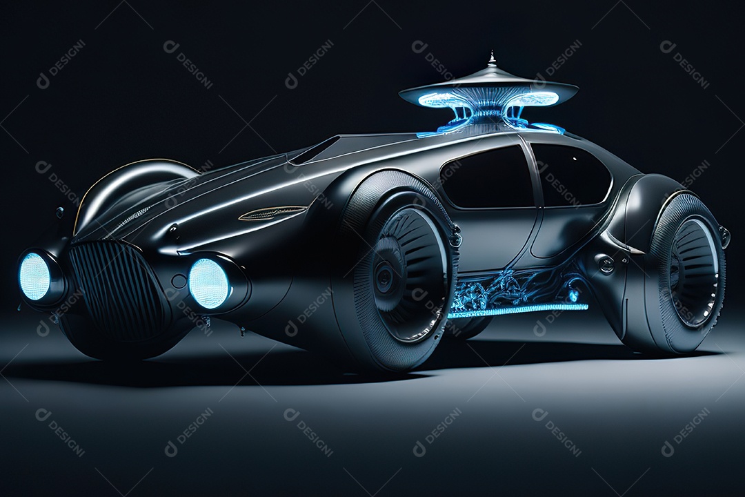 Plano amplo de uma biomecânica mínima azul