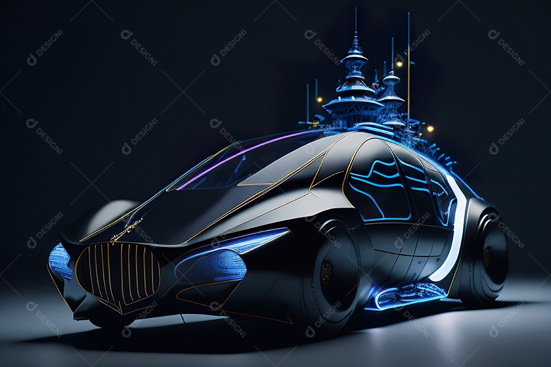 Plano amplo de uma biomecânica mínima azul