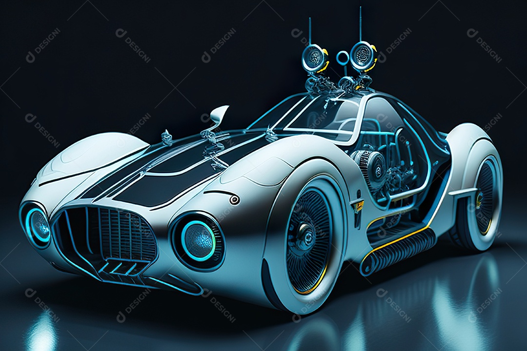 Plano geral de um carro biomecânico mínimo