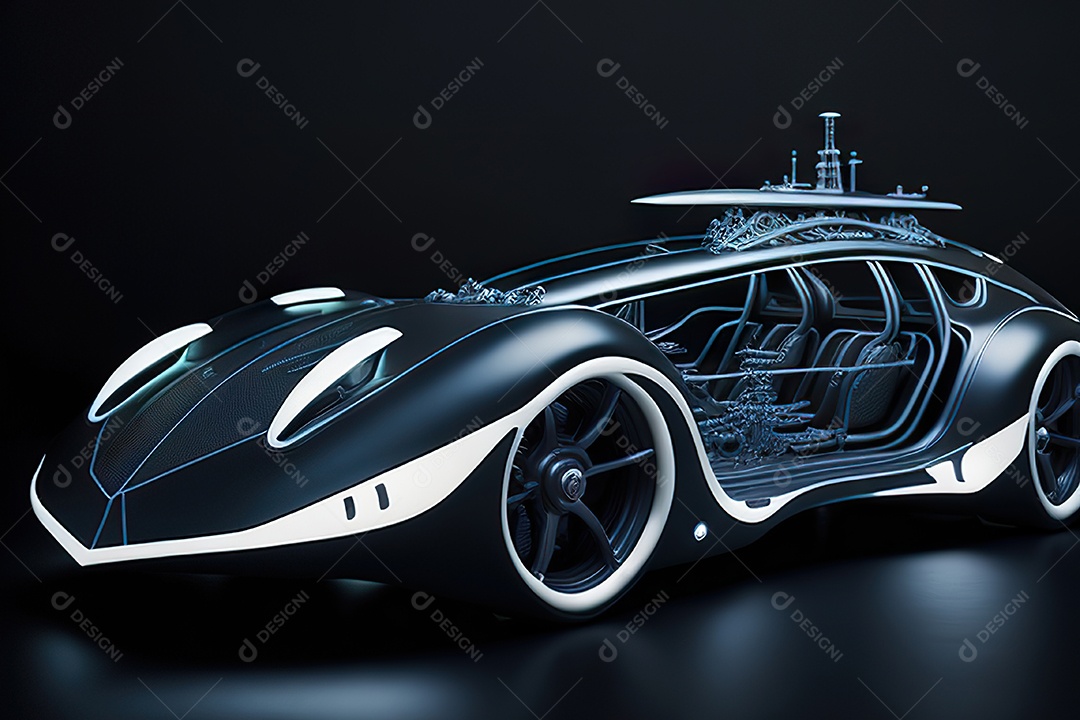 Plano geral de um carro biomecânico mínimo