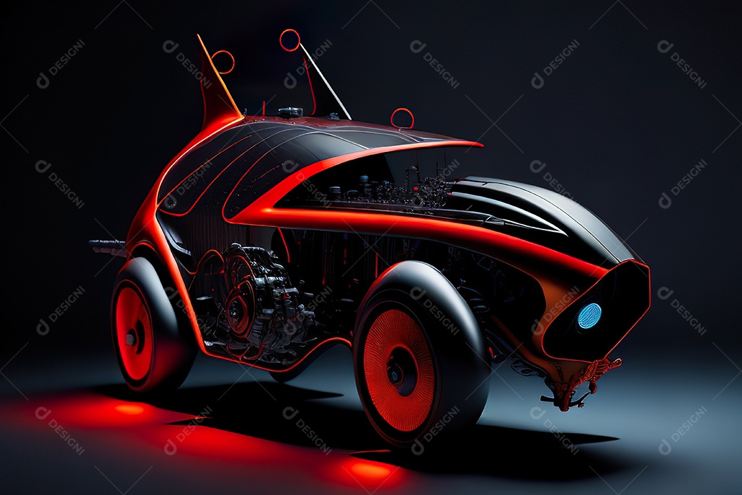 Plano geral de um carro biomecânico mínimo