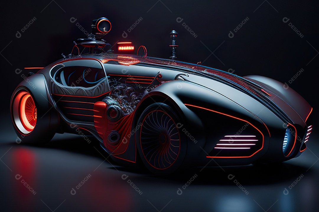 Plano geral de um carro biomecânico mínimo