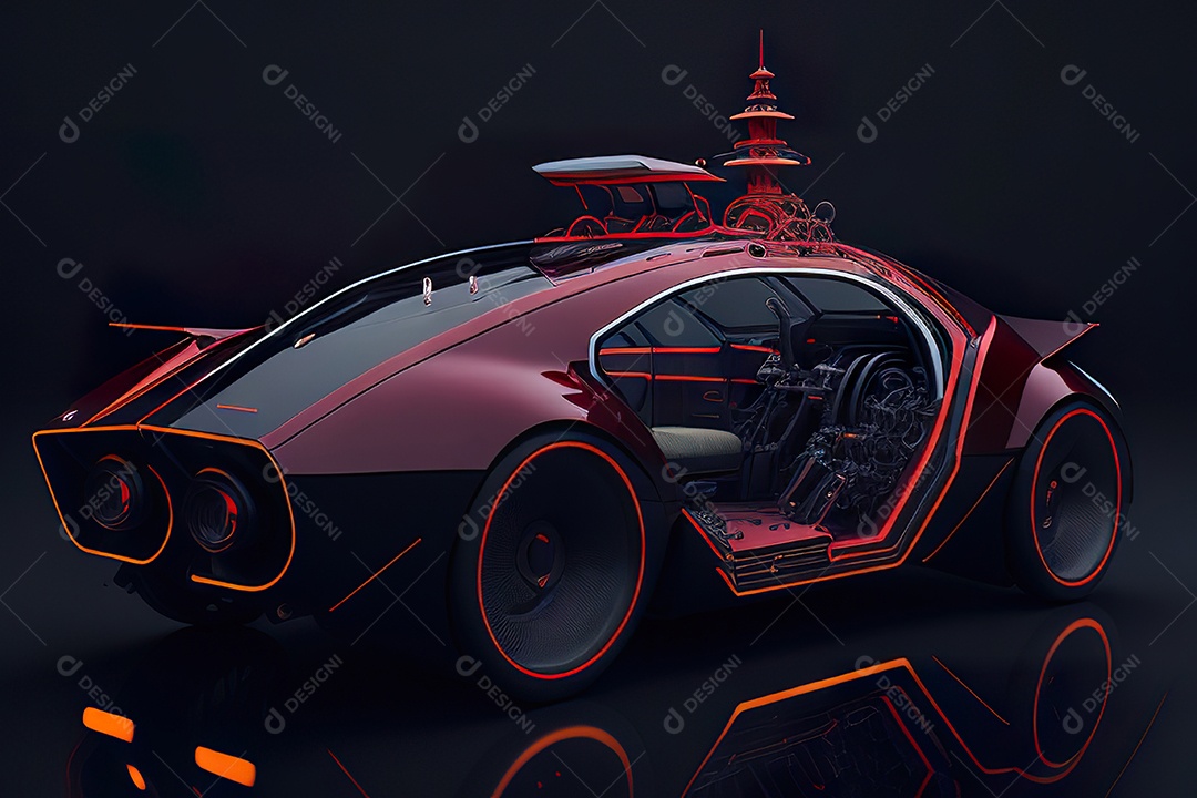 Plano geral de um carro biomecânico mínimo