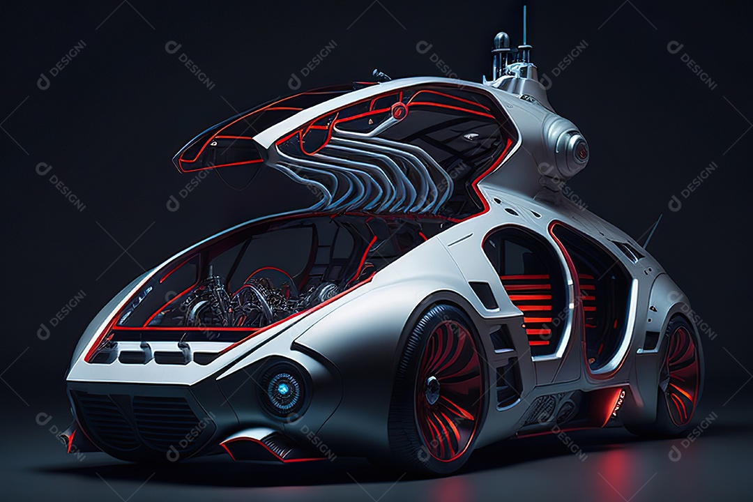 Plano geral de um carro biomecânico mínimo