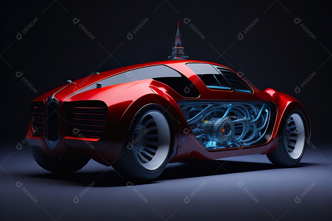 Plano geral de um carro biomecânico mínimo