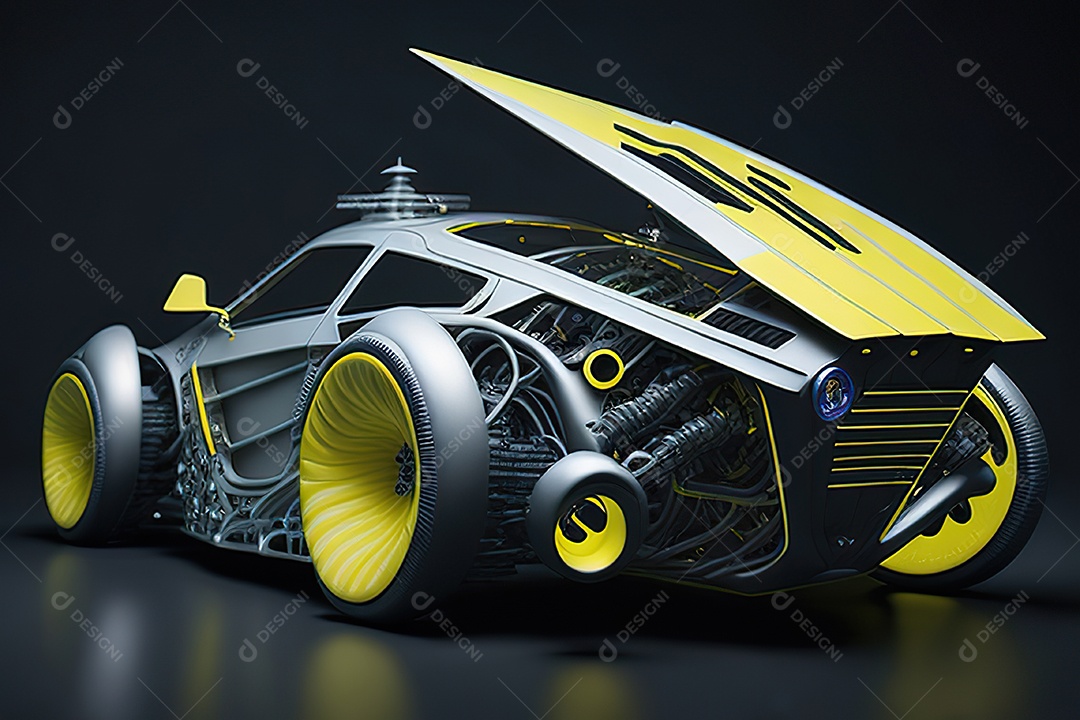 Plano geral de um carro biomecânico mínimo