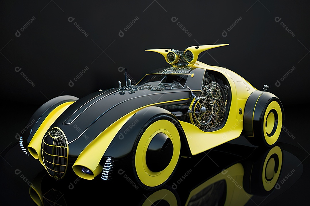 Plano geral de um carro biomecânico mínimo