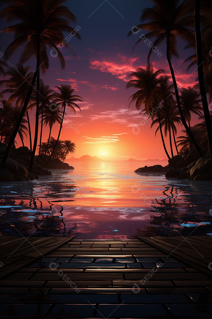 Fundos de Cenário para Flyer Fundo Praia