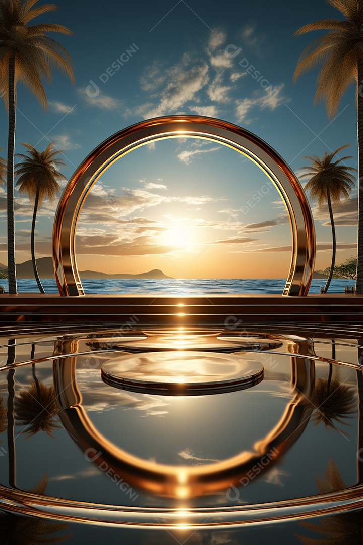 Fundos de Cenário para Flyer fundo praia