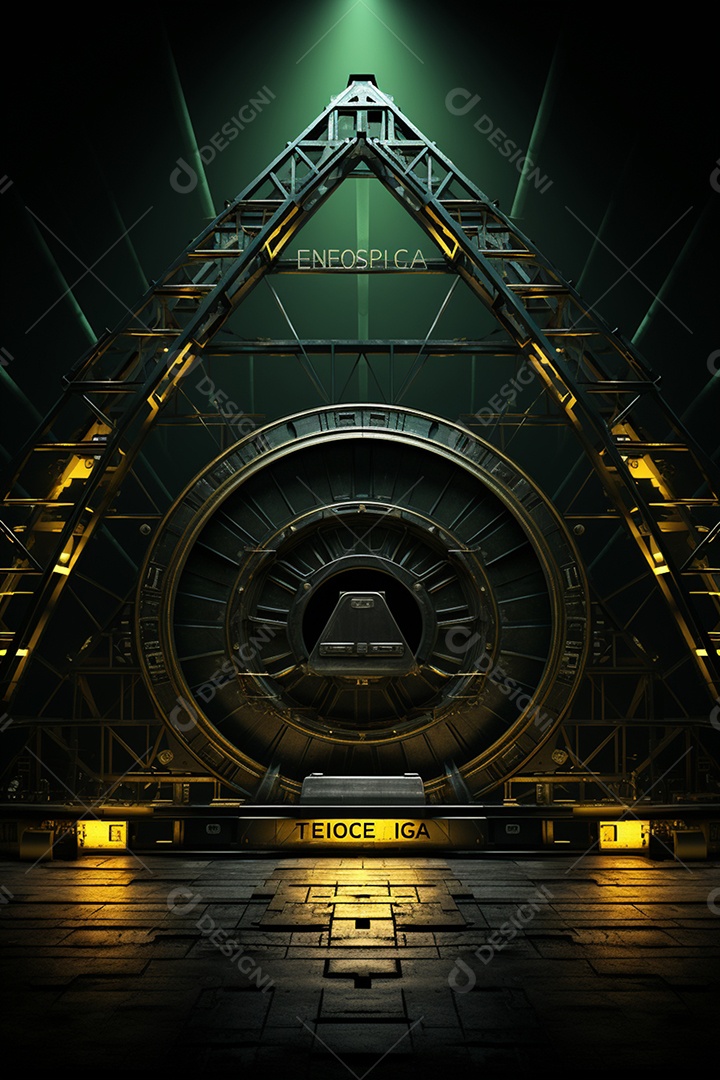 Fundos de Cenário para Flyer Com Luzes Neon