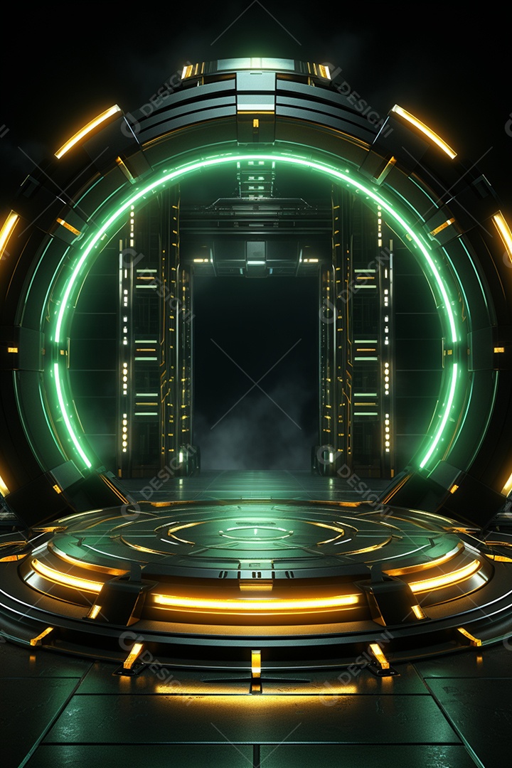 Fundos de Cenário para Flyer Com Luzes Neon