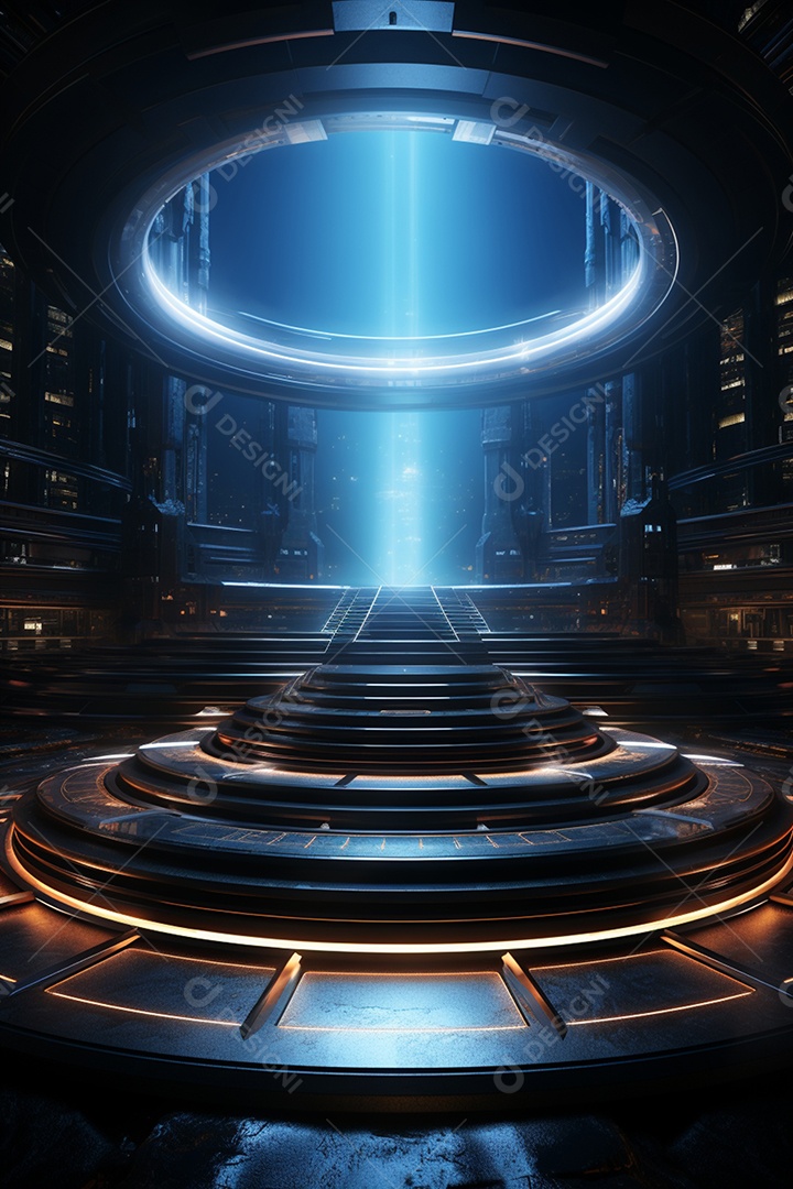 Fundos de Cenário para Flyer Com Luzes Neon