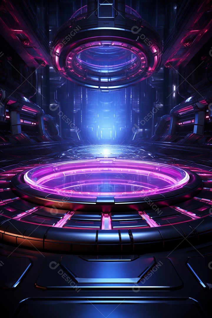 Fundos de Cenário para Flyer Com Luzes Neon