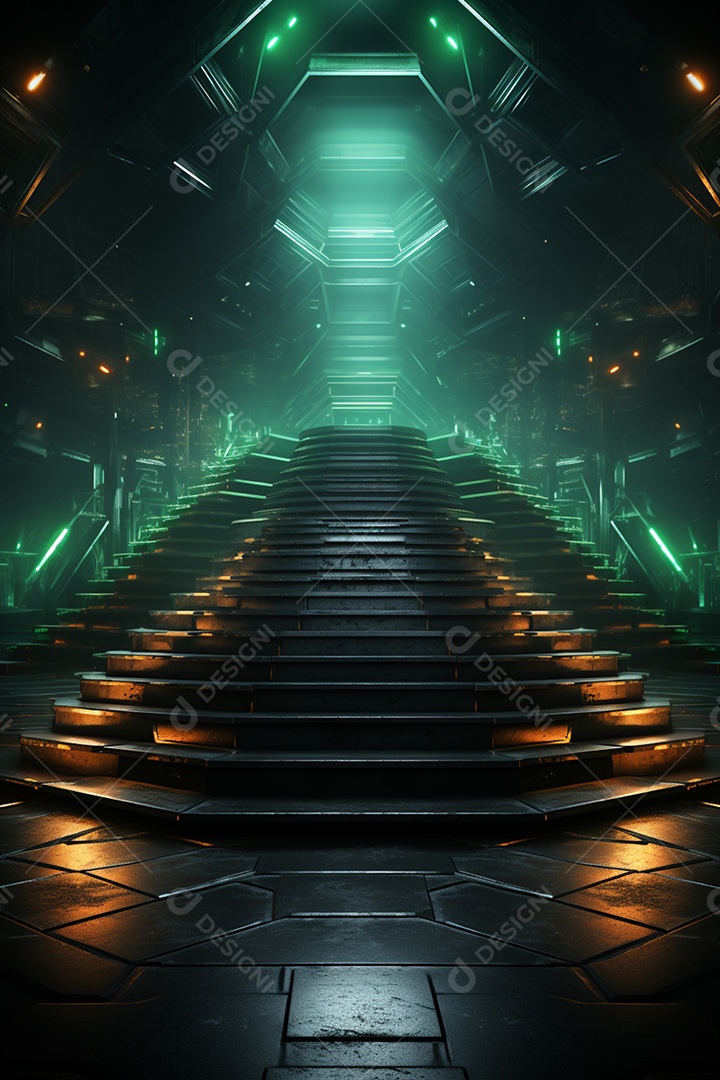 Fundos de Cenário para Flyer Com Luzes Neon