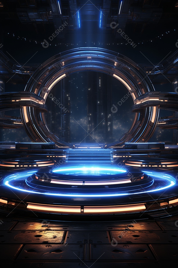 Fundos de Cenário para Flyer Com Luzes Neon