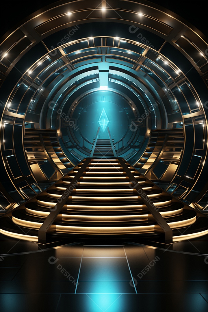 Fundos de Cenário para Flyer Com Luzes Neon