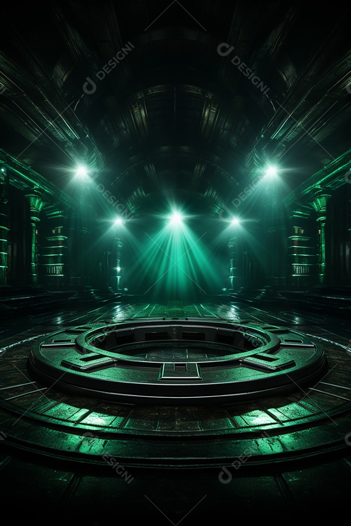 Fundos de Cenário para Flyer Com Luzes Neon