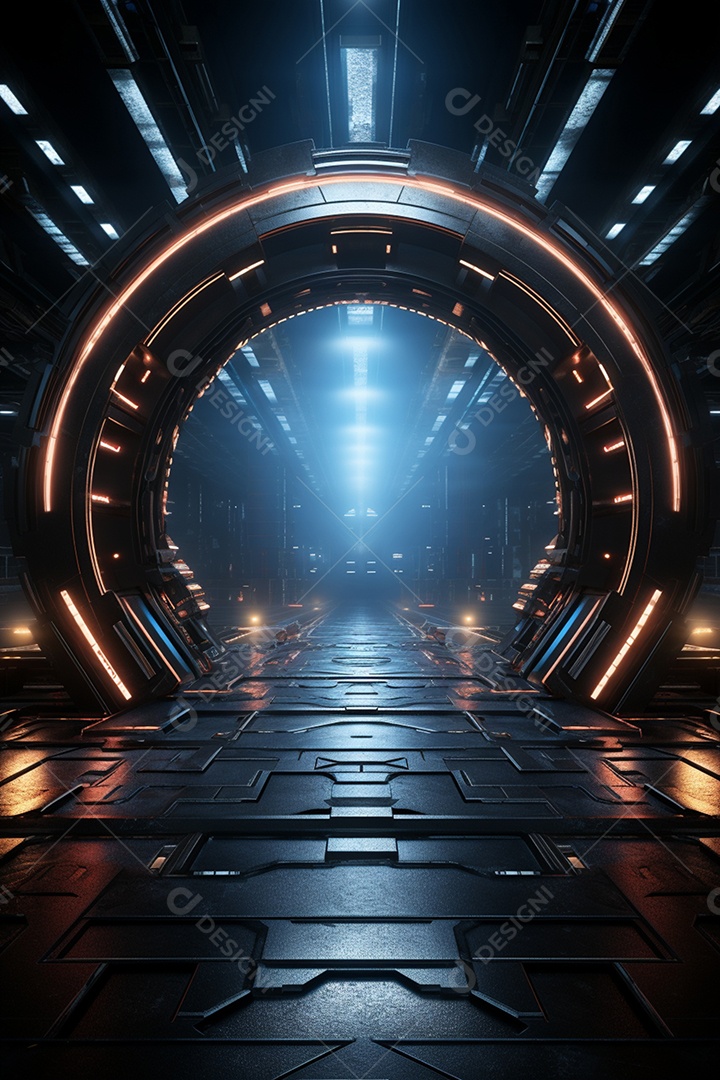 Fundos de Cenário para Flyer Com Luzes Neon