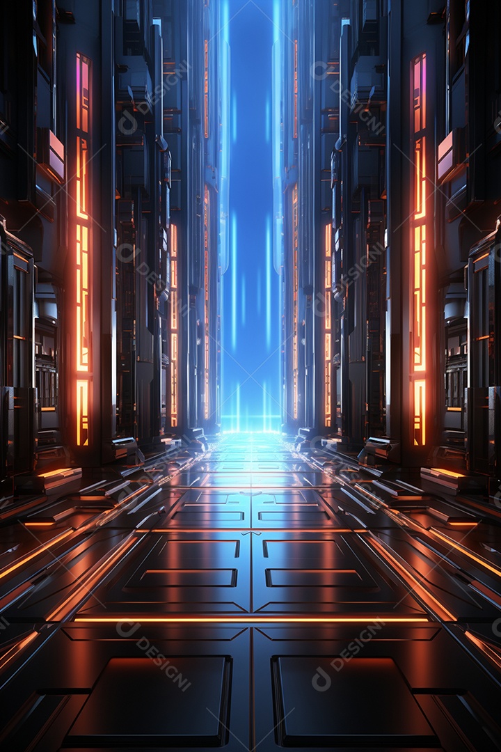 Fundos de Cenário para Flyer Com Luzes Neon