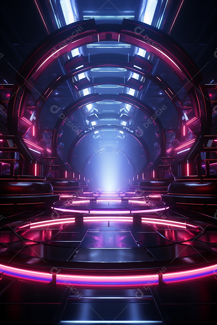 Fundos de Cenário para Flyer Com Luzes Neon